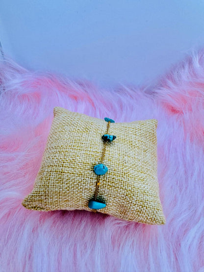 Bracelets en Acier Inoxydable et Perles Naturelles