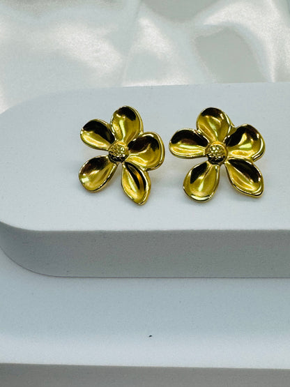 Boucles d'oreilles fleur